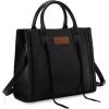 imageWrangler Tote Bag for Women Western Cowhide Purse and Wallet SetVintage Black
