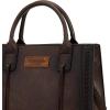 imageWrangler Tote Bag for Women Western Cowhide Purse and Wallet SetVintage Coffee