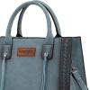 imageWrangler Tote Bag for Women Western Cowhide Purse and Wallet SetVintage Jean