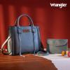 imageWrangler Tote Bag for Women Western Cowhide Purse and Wallet SetVintage Jean