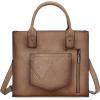 imageWrangler Tote Bag for Women Western Cowhide Purse and Wallet SetVintage Khaki