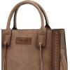imageWrangler Tote Bag for Women Western Cowhide Purse and Wallet SetVintage Khaki