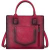 imageWrangler Tote Bag for Women Western Cowhide Purse and Wallet SetVintage Pink