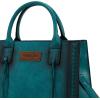 imageWrangler Tote Bag for Women Western Cowhide Purse and Wallet SetVintage Turquoise