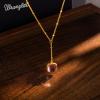 imageMontana West Wrangler Pendant Gold Necklace for Women Fashion Jeweley 18k Gold Necklaces for Women JewelrySquarePurple