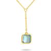 imageMontana West Wrangler Pendant Gold Necklace for Women Fashion Jeweley 18k Gold Necklaces for Women JewelrySquareBlue