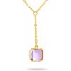 imageMontana West Wrangler Pendant Gold Necklace for Women Fashion Jeweley 18k Gold Necklaces for Women JewelrySquarePurple