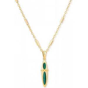 imageMontana West Wrangler Pendant Gold Necklace for Women Fashion Jeweley 18k Gold Necklaces for Women JewelryGreen