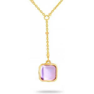 imageMontana West Wrangler Pendant Gold Necklace for Women Fashion Jeweley 18k Gold Necklaces for Women JewelrySquarePurple