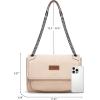 imageWrangler Shoulder Bag for Women Retro Purses and Handbags Crossbody Bags with Chain StrapBeige
