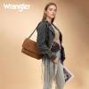 imageWrangler Shoulder Bag for Women Retro Purses and Handbags Crossbody Bags with Chain StrapBrown