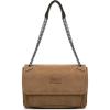 imageWrangler Shoulder Bag for Women Retro Purses and Handbags Crossbody Bags with Chain StrapKhaki