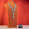imageRustic Coutures Western Necklace Earrings Jewelry Set for WomenDBlue