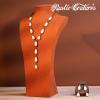 imageRustic Coutures Western Necklace Earrings Jewelry Set for WomenEWhite