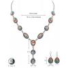 imageRustic Coutures Western Necklace Earrings Jewelry Set for WomenYOrange Emperor Pine
