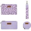 imageMontana West X Wrangler Keychain Wristlet Wallets for Women Dual Pouch Wristlet with Zipper Coin Purse Large Capacity and Easy to CarryPurple