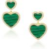 imageMontana West Wrangler 14k Gold Plated Heart Earrings for Women Drop Dangle Earrings Gold JewelryGreen