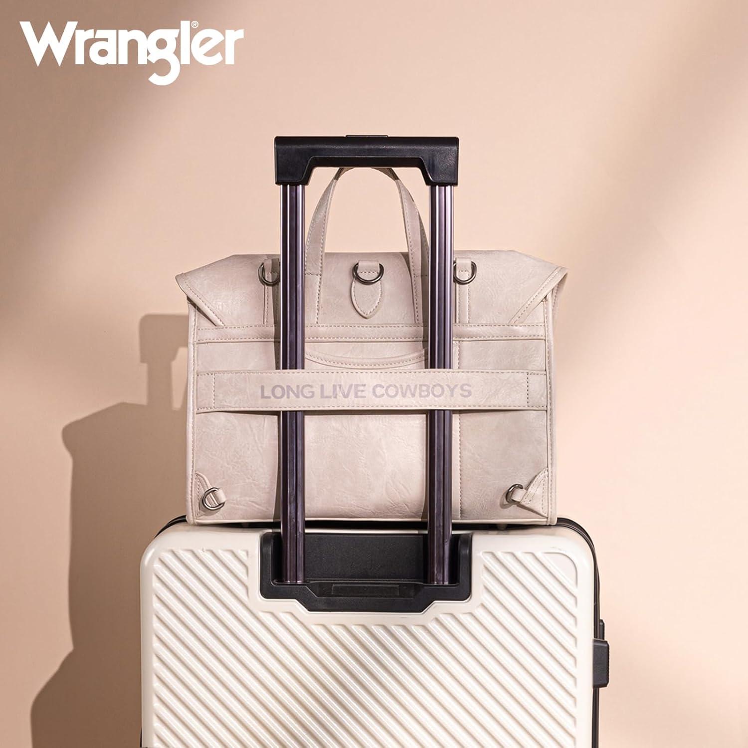 imageMontana West Wrangler 156 Inch Laptop Backpack Convertible Crossbody Bags Tophandle Handbags for BusinessTravelOfficeBeige