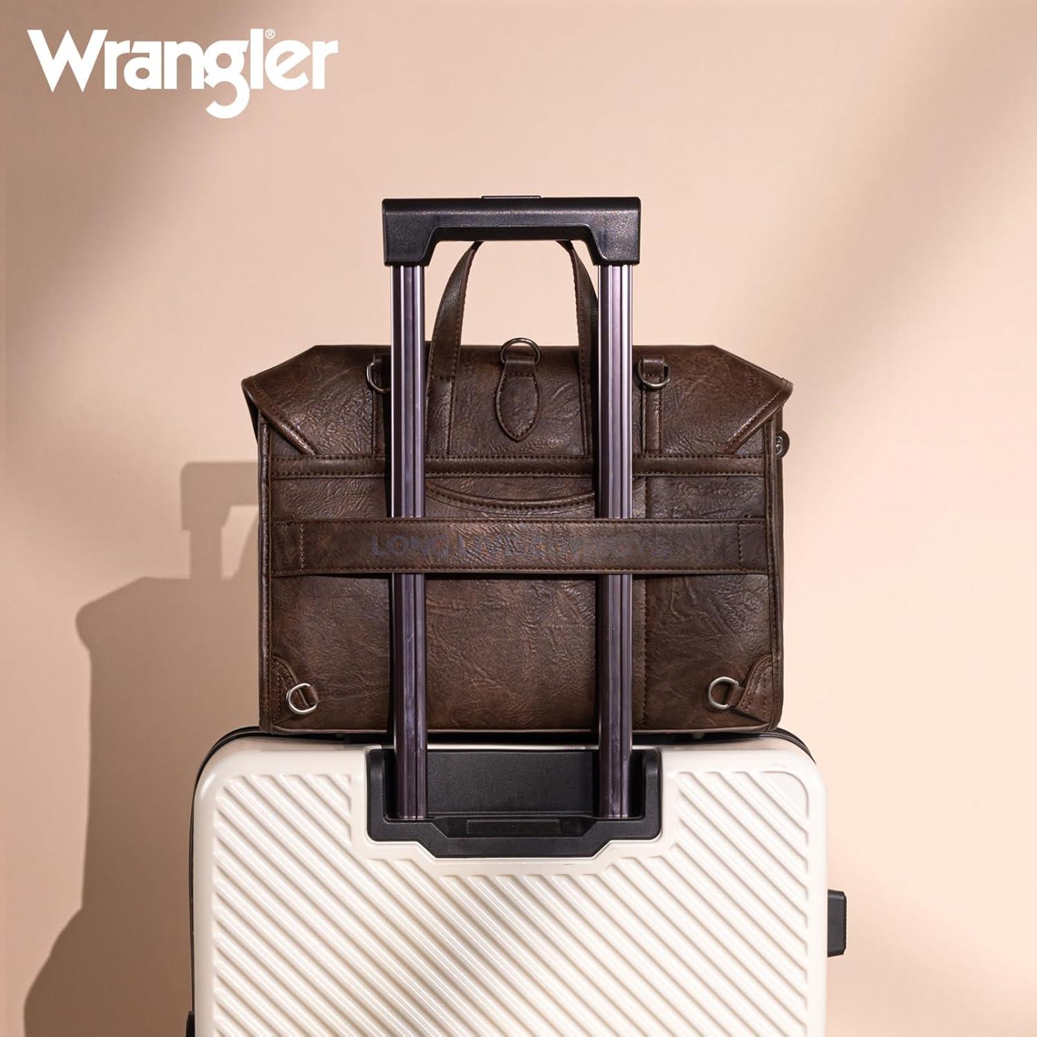 imageMontana West Wrangler 156 Inch Laptop Backpack Convertible Crossbody Bags Tophandle Handbags for BusinessTravelOfficeCoffee