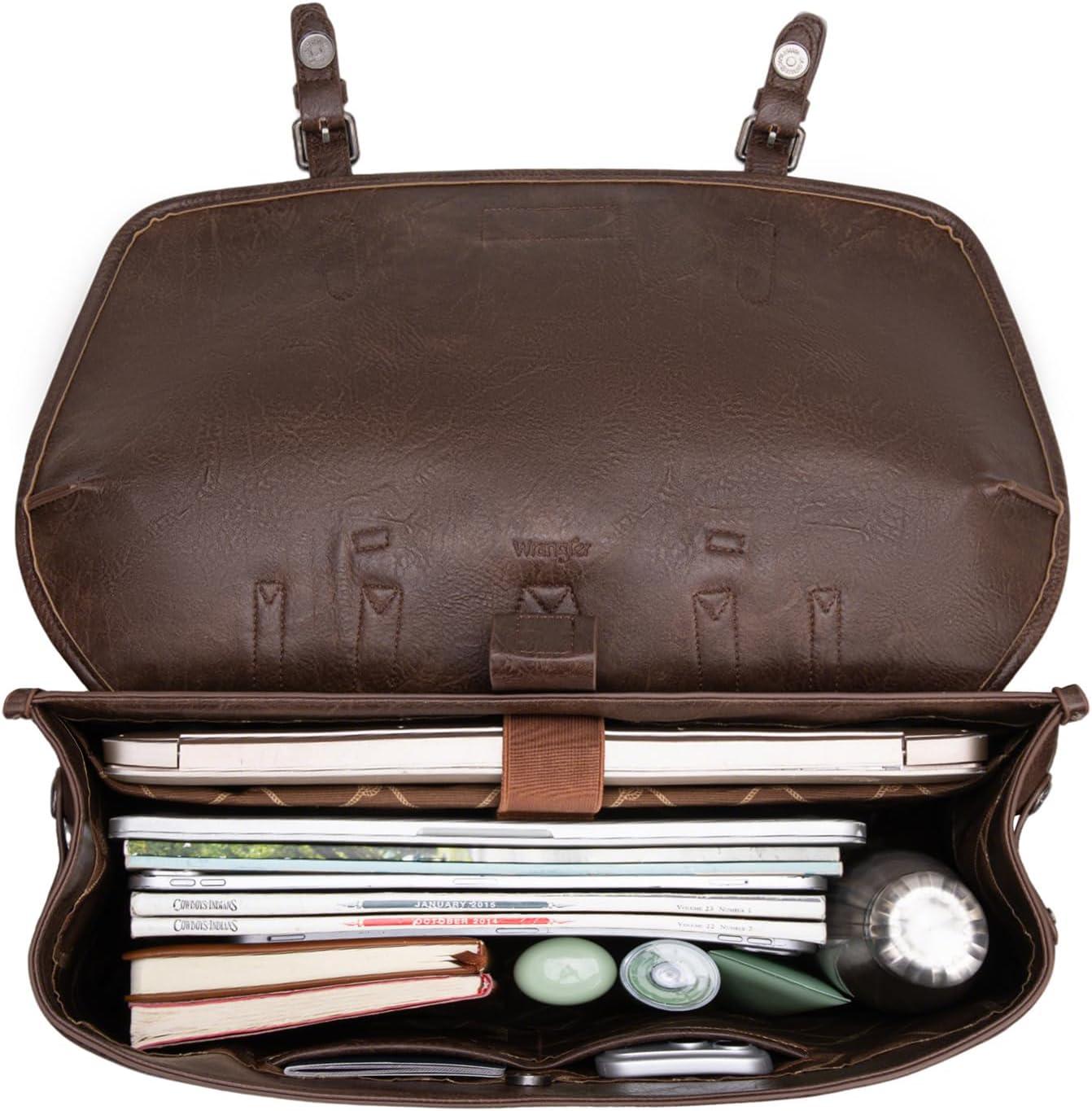 imageMontana West Wrangler 156 Inch Laptop Backpack Convertible Crossbody Bags Tophandle Handbags for BusinessTravelOfficeCoffee