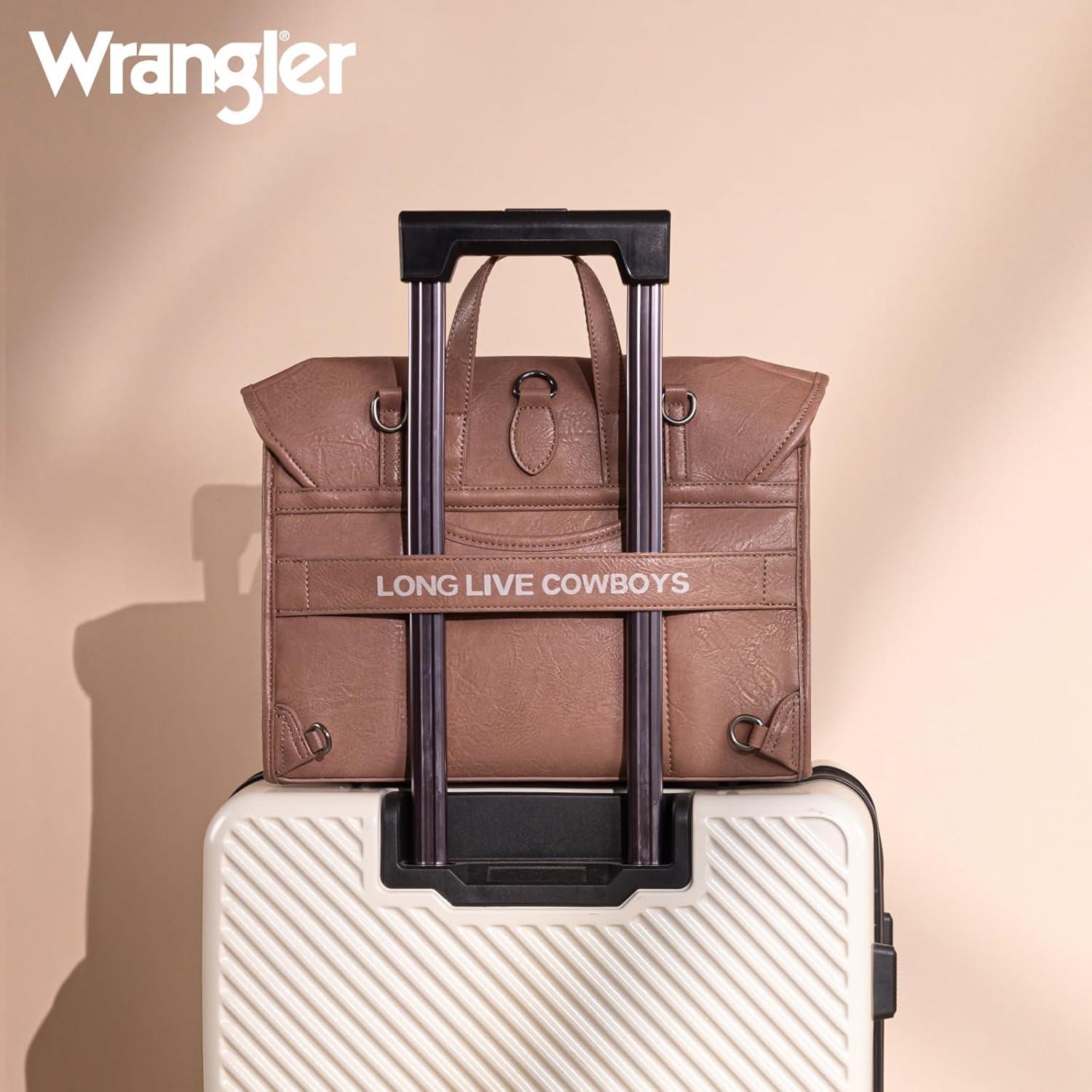 imageMontana West Wrangler 156 Inch Laptop Backpack Convertible Crossbody Bags Tophandle Handbags for BusinessTravelOfficeDeep Pink