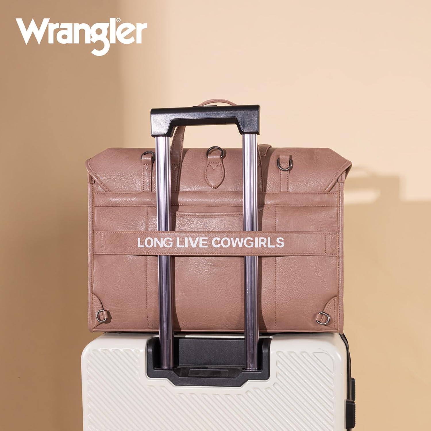 imageMontana West Wrangler 156 Inch Laptop Backpack Convertible Crossbody Bags Tophandle Handbags for BusinessTravelOfficeDeep Pink