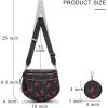 imageMontana West Large Bum Bag Nylon Crossbody Bags Mom Purse with with Coin PurseCherry