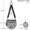imageMontana West Large Bum Bag Nylon Crossbody Bags Mom Purse with with Coin PursePrintedleopard