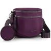 imageMontana West Large Bum Bag Nylon Crossbody Bags Mom Purse with with Coin PursePurple