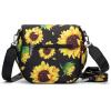 imageMontana West Large Bum Bag Nylon Crossbody Bags Mom Purse with with Coin PurseSunflower