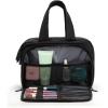 imageMontana West Travel Toiletry Bag Large Capacity Travel Bags Soft Makeup Organizer Lightweight Puffy Cosmetic Bag with Waterproof CompartmentBlack