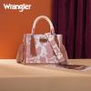 imageMontana West X Wrangler Tote Bag Cow Print Western Satchel Bags for Women with Braided Rope HandlePink