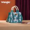 imageMontana West X Wrangler Tote Bag Cow Print Western Satchel Bags for Women with Braided Rope HandleTurquoise