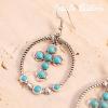 imageRustic Coutures Western Turquiose Earrings for Women Cowgirl Country Dangling Concho Western JewelryCTurquoise