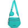 imageMontana West Large Bum Bag Nylon Crossbody Bags Mom Purse with with Coin PurseTurquoise