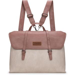 imageMontana West Wrangler 156 Inch Laptop Backpack Convertible Crossbody Bags Tophandle Handbags for BusinessTravelOfficeBeige  Purple