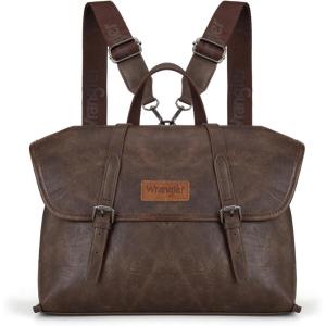 imageMontana West Wrangler 156 Inch Laptop Backpack Convertible Crossbody Bags Tophandle Handbags for BusinessTravelOfficeCoffee