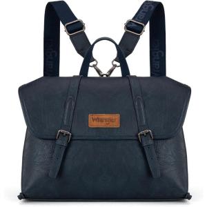 imageMontana West Wrangler 156 Inch Laptop Backpack Convertible Crossbody Bags Tophandle Handbags for BusinessTravelOfficeNavy