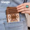 imageMontana West Wrangler Wallets for Women Boho Aztec Card Holder WG2203W005BDYAztec Brown