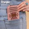 imageMontana West Wrangler Wallets for Women Boho Aztec Card Holder WG2203W005BDYAztec Pink