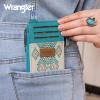 imageMontana West Wrangler Wallets for Women Boho Aztec Card Holder WG2203W005BDYAztec Turquoise