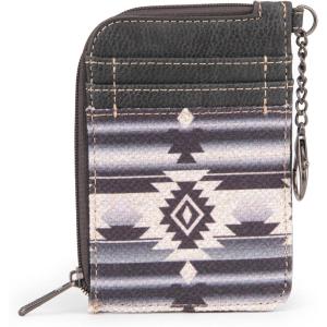 imageMontana West Wrangler Wallets for Women Boho Aztec Card Holder WG2203W005BDYAngel Diamond Black