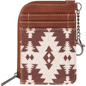 imageMontana West Wrangler Wallets for Women Boho Aztec Card Holder WG2203W005BDYAngel Diamond Camel