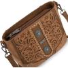 imageMontana West Crossbody Bags for Women Western Tooled Embroidered PurseBrown