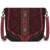 imageMontana West Crossbody Bags for Women Western Tooled Embroidered PurseBlack