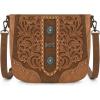 imageMontana West Crossbody Bags for Women Western Tooled Embroidered PurseBrown