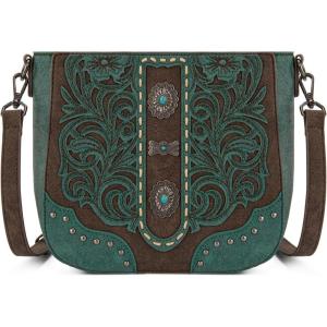 imageMontana West Crossbody Bags for Women Western Tooled Embroidered PurseTurquoise
