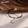 imageMontana West Wangler Charm Bracelet for Women Western Natural stone Chain Bracelet Dainty Jewelrygoldturquoise