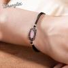 imageMontana West Wangler Charm Bracelet for Women Western Natural stone Chain Bracelet Dainty Jewelrysilverpink