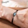 imageMontana West Wangler Charm Bracelet for Women Western Natural stone Chain Bracelet Dainty Jewelrysilverturquoise